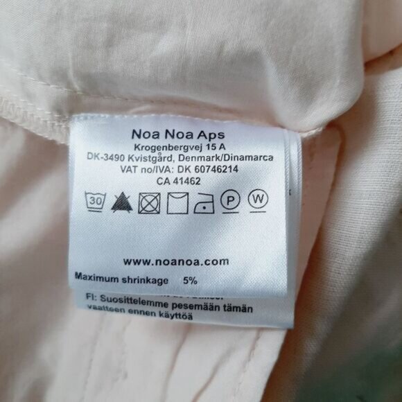 NOA NOA / Janet 100% Linen Straight Leg Regular Fit Dress Pants White Sz 6 - Picture 14 of 15